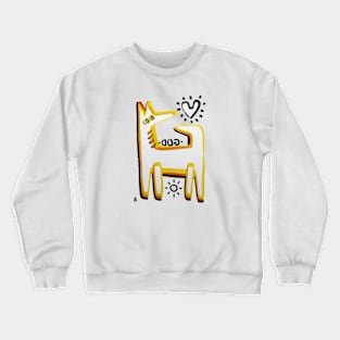 god  dog Crewneck Sweatshirt